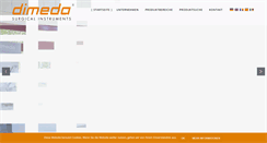 Desktop Screenshot of dimeda.de